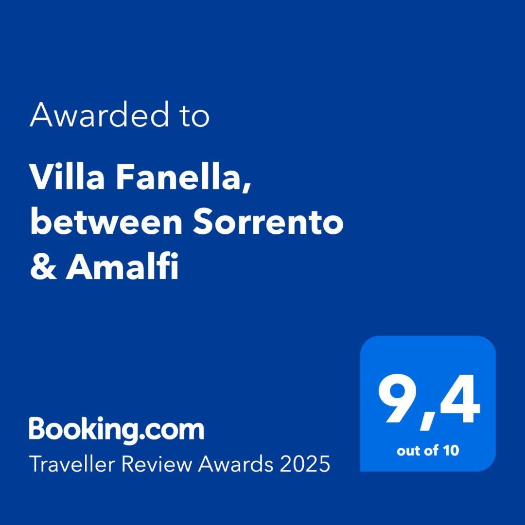 Villa Fanella, Independent House Between Sorrento & Amalfi Пиано ди Соренто Екстериор снимка